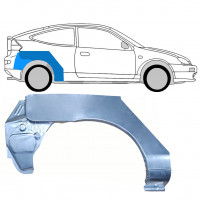 Reperaturka błotnika tylnego do Mazda 323 BH 1994-1998 / Prawa / COUPE 7984