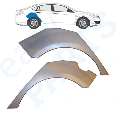 Reperaturka błotnika tylnego do Mazda 6 2007-2012 / Lewa+Prawa / Zestaw 9762