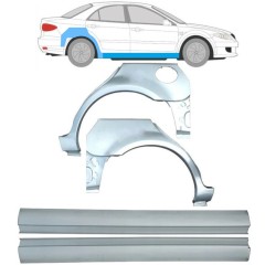Reperaturka progu + błotnika tylnego do Mazda 6 GG GY 2002-2007 / Lewa+Prawa / Zestaw 9653