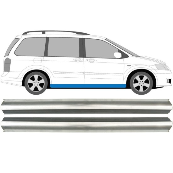 Reperaturka progu do Mazda MPV 1999-2006 / Lewa = Prawa (symetryczny) / Zestaw 10437
