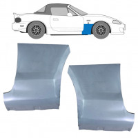 Reperaturka błotnika przedniego do Mazda MX-5 1998-2005 / Lewa+Prawa / Zestaw 9608