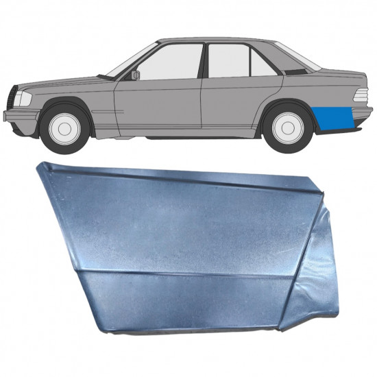 MERCEDES 190 1982-1993 REPERATURKA BŁOTNIKA TYLNEGO / LEWA STRONA