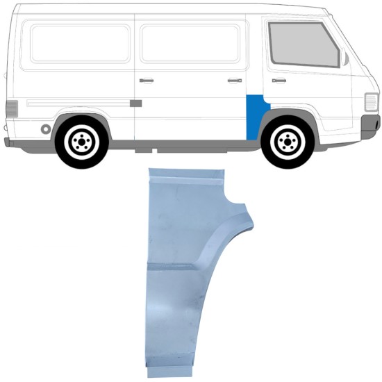 Reperaturka słupka do Mercedes MB 100 1988-1996 / Prawa 16937