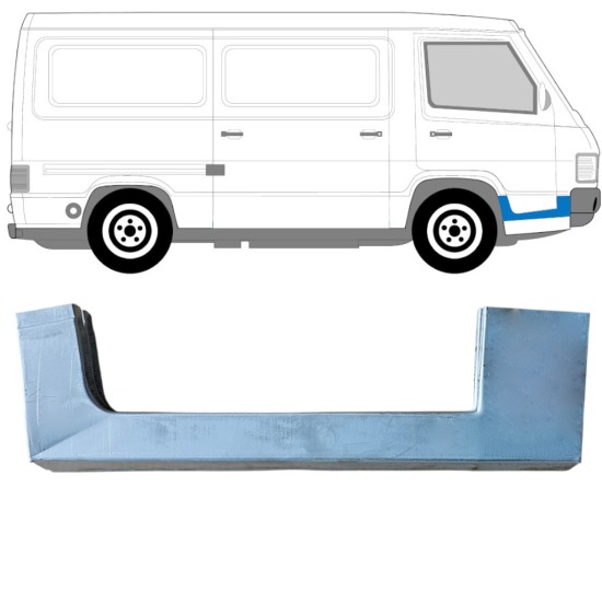 Reperaturka progu drzwi przednich do Mercedes MB 100 1988-1996 / Prawa 16857