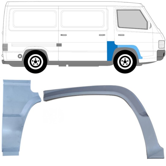 Zestaw reperaturek do Mercedes MB 100 1988-1996 / Prawa / 16965