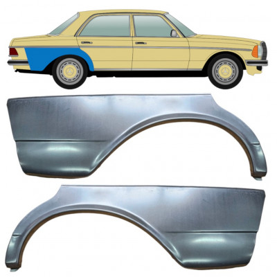 Reperaturka błotnika tylnego do Mercedes W123 1975-1985 / Lewa+Prawa / Zestaw 9300