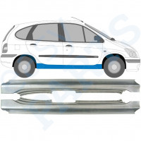 Reperaturka progu do Renault Megane / Scenic 1995-2003 / Lewa+Prawa / Zestaw 10117