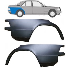 Reperaturka błotnika tylnego do Mercedes 190 W201 1982-1993 / Lewa+Prawa / Zestaw 9505