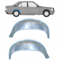 Reperaturka nadkola tylnego wewnętrzna do Mercedes 190 1982-1993 / Lewa+Prawa / Zestaw 9837