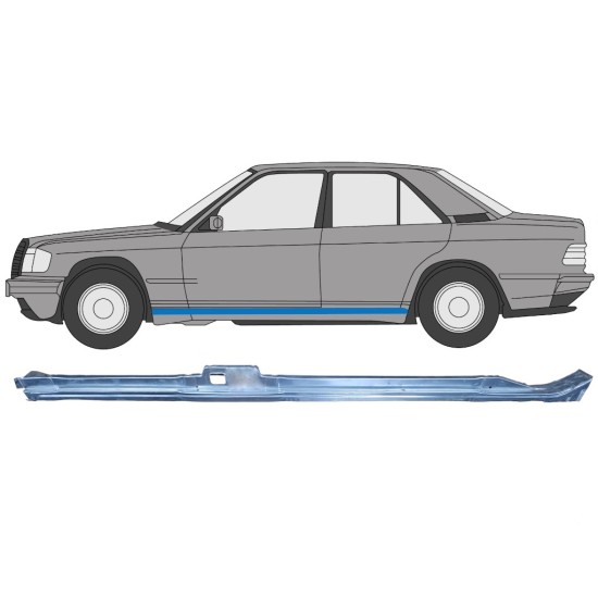 Reperaturka progu do Mercedes 190 W201 1982-1993 / Lewa 15128