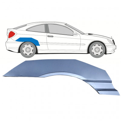 MERCEDES CL203 2000-2008 TYLNY BŁOTNIK GÓRNY PANEL / PRAWA STRONA