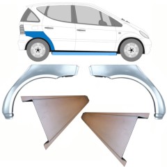 Reperaturka progu + błotnika tylnego do Mercedes A-Class W168 1997-2004 / Prawa / Zestaw 8723