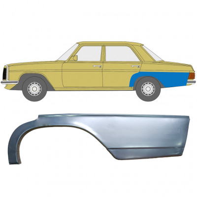 Reperaturka błotnika tylnego do Mercedes W114 W115 1968-1977 / Lewa 6810