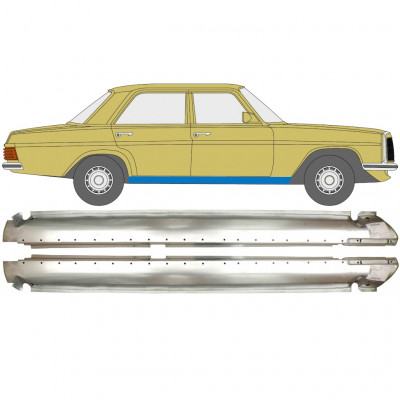 Reperaturka progu do Mercedes W114 W115 1968-1977 / Lewa+Prawa / Zestaw 10627