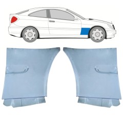 Reperaturka błotnika przedniego do Mercedes CL-Class 203 2000-2008 / Lewa+Prawa / Zestaw 12698