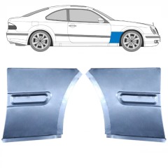 Reperaturka błotnika przedniego do Mercedes CLK W208 1997-2003 / Lewa+Prawa / Zestaw 11956