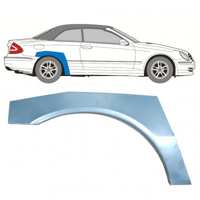 Reperaturka błotnika tylnego do Mercedes CLK A209 2003-2009 / Prawa / CABRIO /  7686