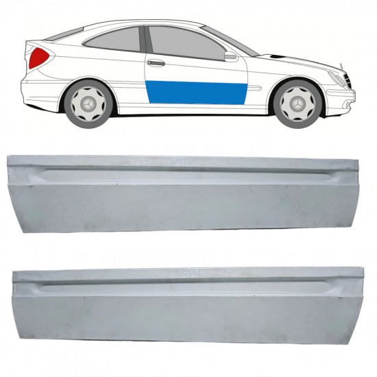 Reperaturka drzwi do Mercedes CL203 2000-2008 / Lewa+Prawa / Zestaw 10689