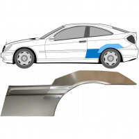 Reperaturka błotnika tylnego do Mercedes CL203 2000-2008 / Lewa / Zestaw 10008