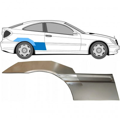 MERCEDES CL203 2000-2008 REPERATURKA BŁOTNIKA TYLNEGO / ZESTAW / PRAWA STRONA