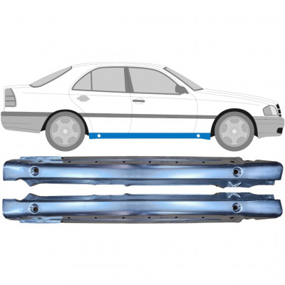 Pełny próg do Mercedes C-class 1993-2001 / Lewa+Prawa / Zestaw 9301