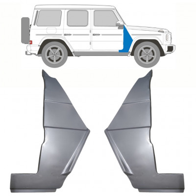 Reperaturka błotnika przedniego do Mercedes G-Class 1979- / Lewa+Prawa / Zestaw 10714