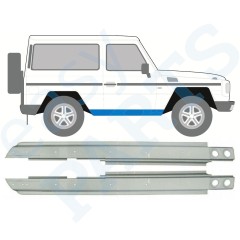 Pełny próg do Mercedes G-Class W460 W461 W463 1979-2017 / Lewa+Prawa / Zestaw 9820