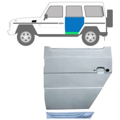 Reperaturka drzwi tylnych wewnętrzna + zewnętrzna do Mercedes G-Class W460 W461 W463 1979- / Lewa / Zestaw 12038