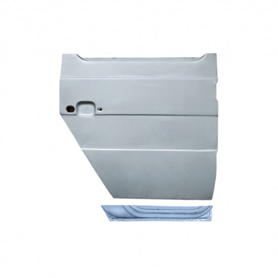 Reperaturka drzwi tylnych wewnętrzna + zewnętrzna do Mercedes G-Class W460 W461 W463 1979- / Prawa / Zestaw 12037