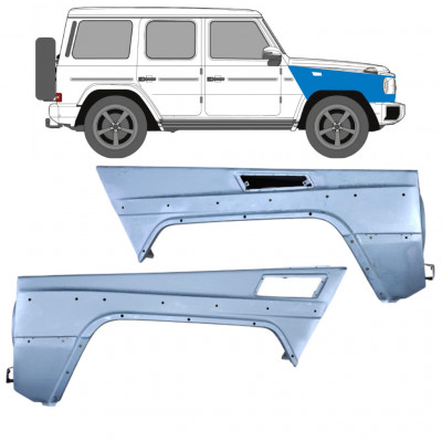 Błotnik przedni do Mercedes G-Class W463 Gelenda 1997- / Lewa+Prawa / Zestaw 6520