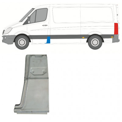 MERCEDES SPRINTER 2006- SŁUPEK PANEL NAPRAWCZY / LEWA STRONA