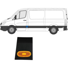 Listwa boczna przedniego słupka z lampą do Mercedes Sprinter 2006-2018 / Lewa / Zestaw 10684