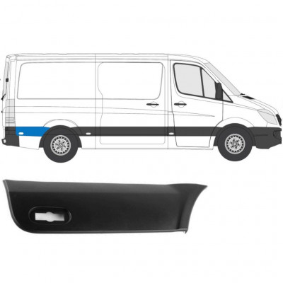 MERCEDES SPRINTER 2006- TYLNY BŁOTNIK LISTWA BOCZNA ZA KOŁEM / PRAWA STRONA