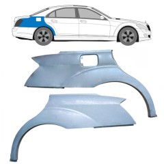 Reperaturka błotnika tylnego do Mercedes S-Class W221 2005-2013 / Lewa+Prawa / Zestaw 10088