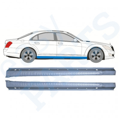 Pełny próg do Mercedes S-class 2005-2013 / Lewa+Prawa / Zestaw 9824