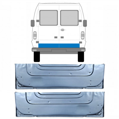 Reperaturka drzwi tylnych wewnętrzna do Mercedes T1 1977-1996 / Lewa+Prawa / Zestaw 9568