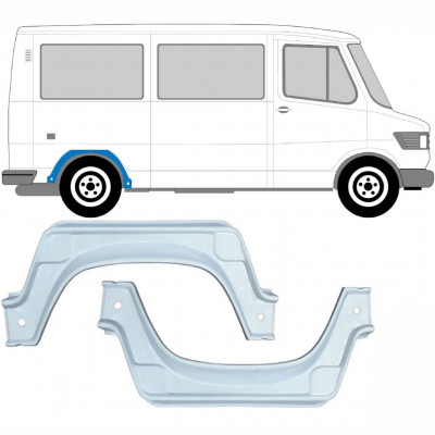 Reperaturka nadkola tylnego wewnętrzna do Mercedes T1 1977-1996 / Lewa+Prawa / Zestaw 9563
