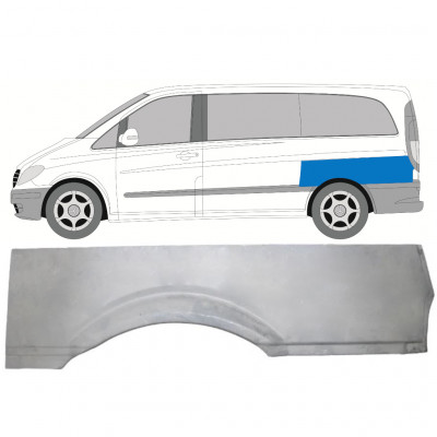 MERCEDES VITO 2003- KRÓTKI ROZSTAW OSI REPERATURKA BŁOTNIKA TYLNEGO / LEWA STRONA