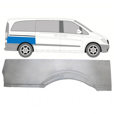 Reperaturka błotnika tylnego do Mercedes Vito 2003- / SWB / Prawa 8283