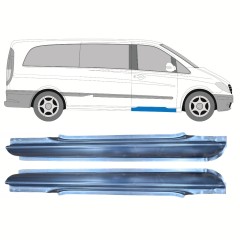 Reperaturka progu drzwi przednich do Mercedes Vito W639 2003-2014 / Lewa+Prawa / Zestaw 9785