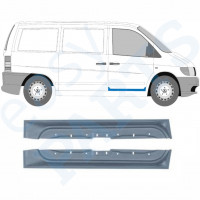 Reperaturka drzwi przednich wewnętrzna do Mercedes Vito 1996-2003 / Lewa+Prawa / Zestaw 10433