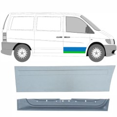 Reperaturka drzwi przednich wewnętrzna + zewnętrzna do Mercedes Vito I W638 1996-2003 / Prawa / Zestaw 9789