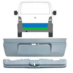 Reperaturka drzwi tylnych wewnętrzna + zewnętrzna do Mercedes Vito I W638 1996-2003 / Zestaw 9591