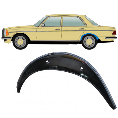 Reperaturka nadkola tylnego wewnętrzna do Mercedes W123 1975-1985 / Lewa 8037