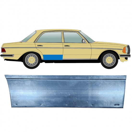 Reperaturka drzwi tylnych do Mercedes W123 1975-1985 / Prawa 6772