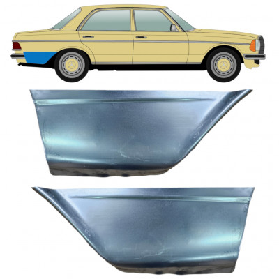 Reperaturka błotnika tylnego do Mercedes W123 1975-1985 / Lewa+Prawa / Zestaw 11069