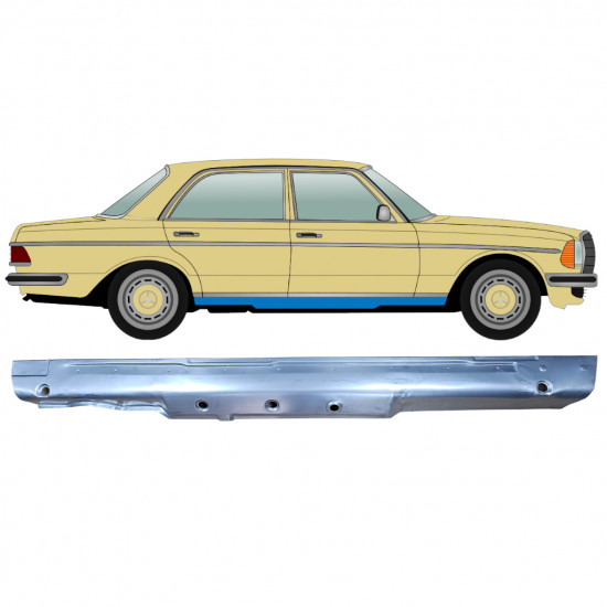 Pełny próg do Mercedes W123 1975-1985 / Prawa 6764