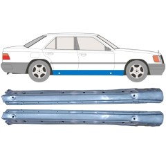 Pełny próg wzmocniony do Mercedes E-Class W124 1984-1996 / Lewa+Prawa / Zestaw 9847