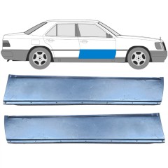Reperaturka drzwi przednich do Mercedes E-Class W124 1984-1996 / Lewa+Prawa / Zestaw 9489