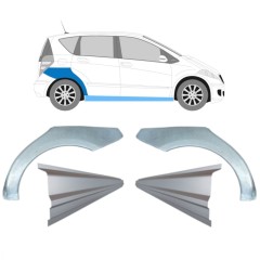 Reperaturka progu + błotnika tylnego do Mercedes A-Class W169 2004-2012 / Zestaw 11316